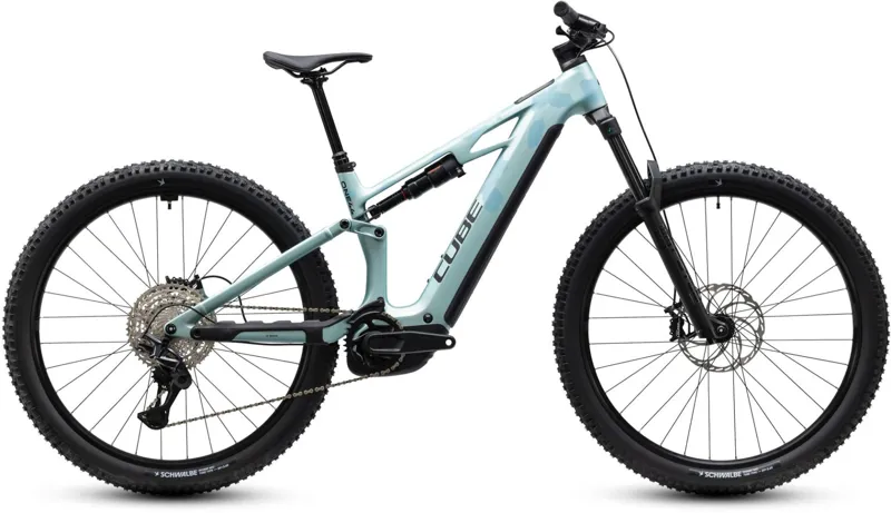 Cube Stereo Hybrid One44 HPC Pro 800 2027 Electric MTB - Pearlaqua