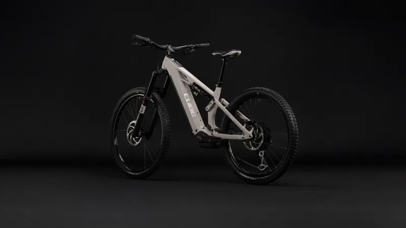 Cube Stereo Hybrid One77 HPC Race 800wh 2027 Electric MTB - Oat Grey-10