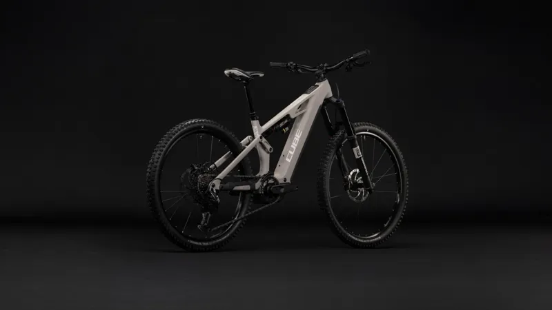 Cube Stereo Hybrid One77 HPC Race 800wh 2027 Electric MTB - Oat Grey-8