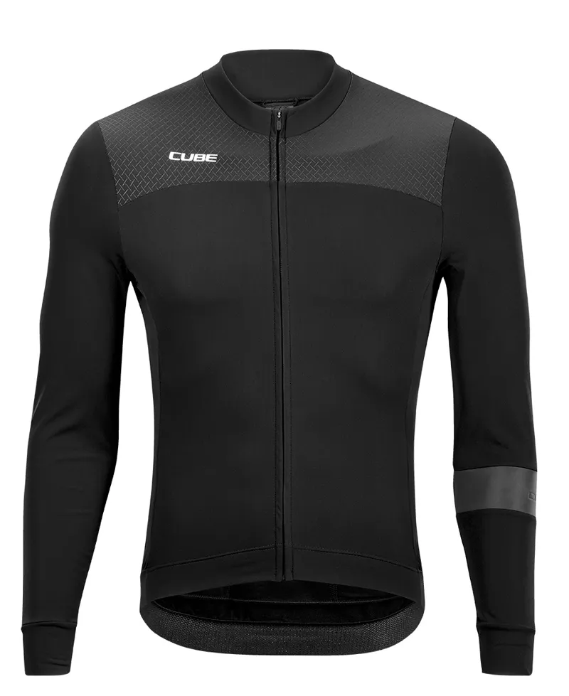 Cube Blackline Long Sleeve Jersey - Black