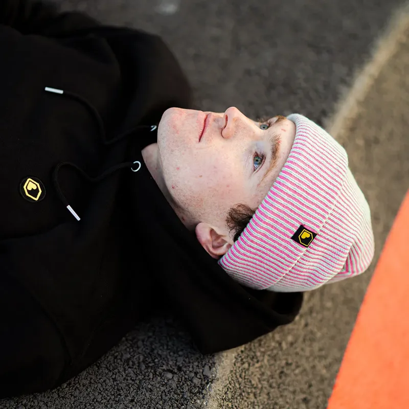 Burgtec Bootleg Beanie Hat - Strawberry Twist-5