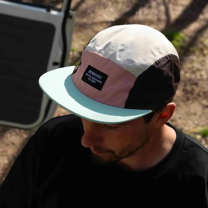 Burgtec Courier Five Panel Cap - Neapolitan-3