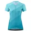 Cube Tour Womens Short Sleeve Full Zip Jersey - Blue Pattern