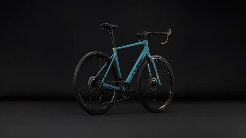 Cube Attain Pro 2027 Endurance Road Bike - Surfblue/Black-7