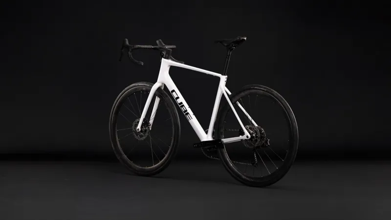 Cube Attain C 62 SLX 2027 Carbon Endurance Road Bike - Metallic White-10