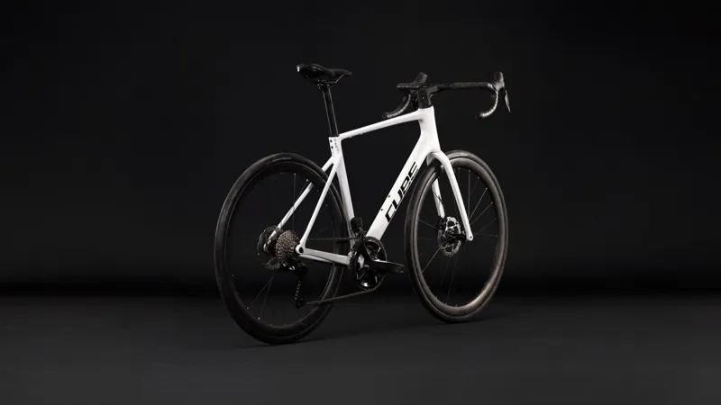 Cube Attain C 62 SLX 2027 Carbon Endurance Road Bike - Metallic White-8