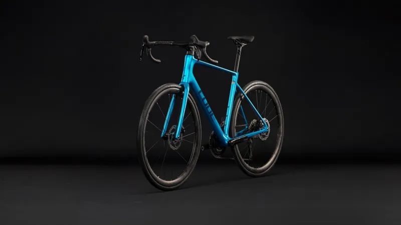Cube Attain C:62 SLX 2027 Carbon Endurance Road Bike - Bali/Blue-9