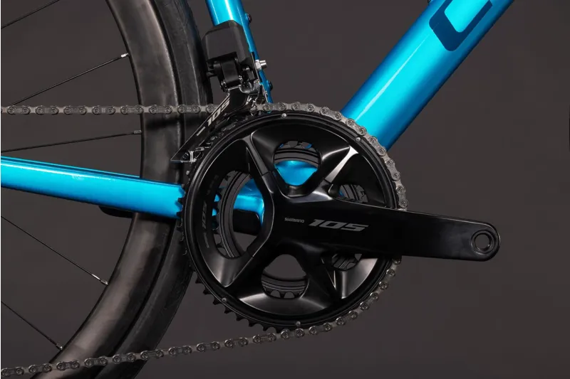 Cube Attain C:62 SLX 2027 Carbon Endurance Road Bike - Bali/Blue-4
