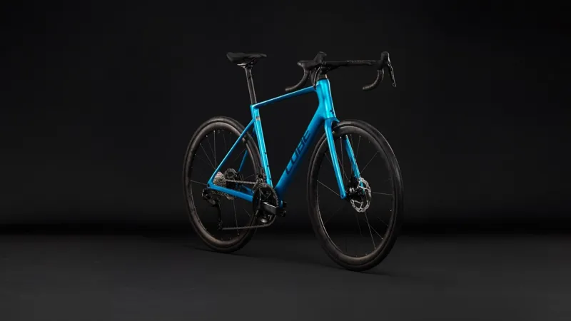 Cube Attain C:62 SLX 2027 Carbon Endurance Road Bike - Bali/Blue-7