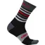 Castelli Gregge 15 Men's Socks - Black/Red