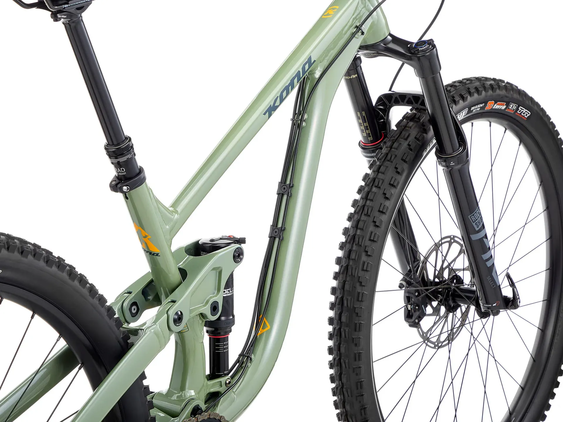 Kona Process 134 DL 29er 2024 Full Suspension MTB Gloss Metallic Green