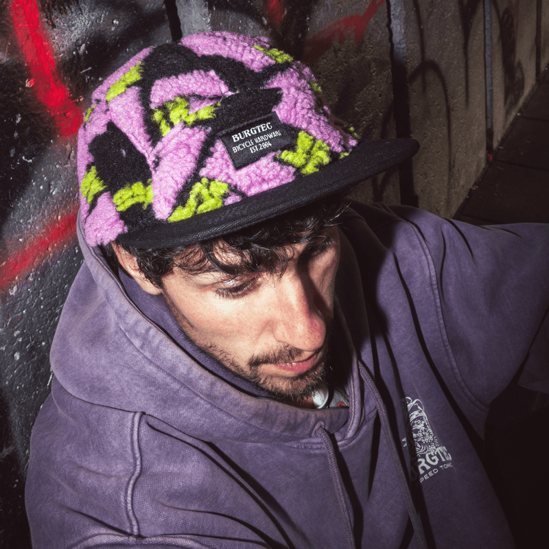 Burgtec Renegade Sherpa Five Panel Hat - Retro-5