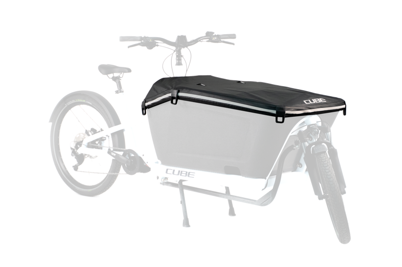 Cube Boxcover For Cube Cargo Bikes With Seat - Black