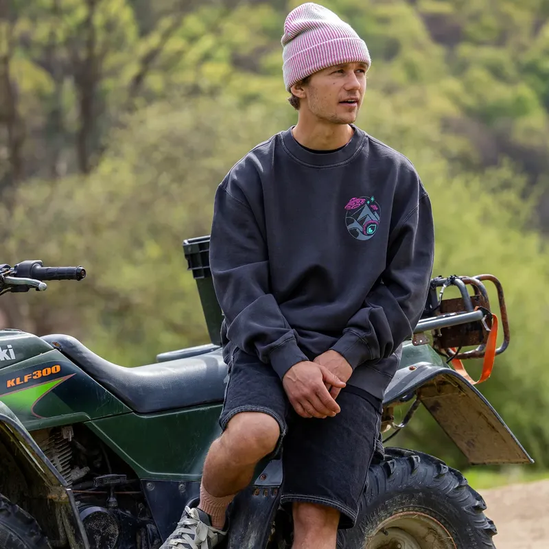 Burgtec Desert Queen Faded Sweater - Black-6