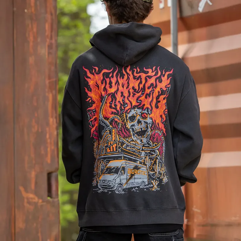 Burgtec Keep It Lit Hoodie - Black-7