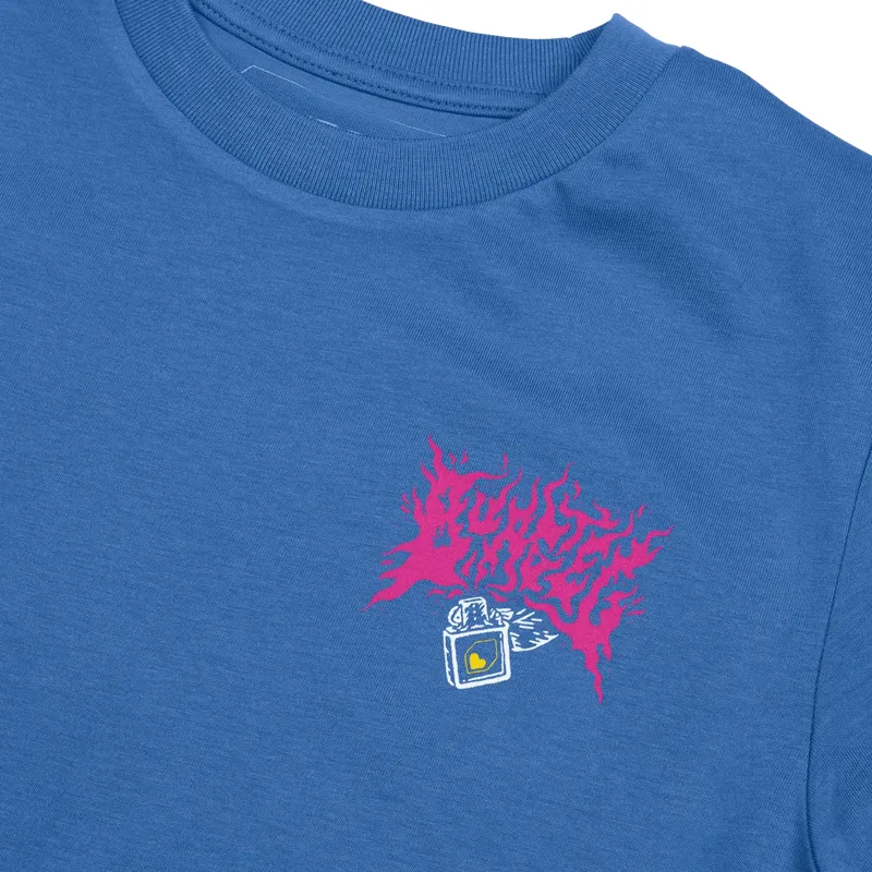 Burgtec Youth Keep It Lit T-shirt - Blue-2