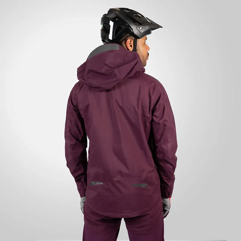 Endura MT500 II Waterproof Men's Jacket - Aubergine-4