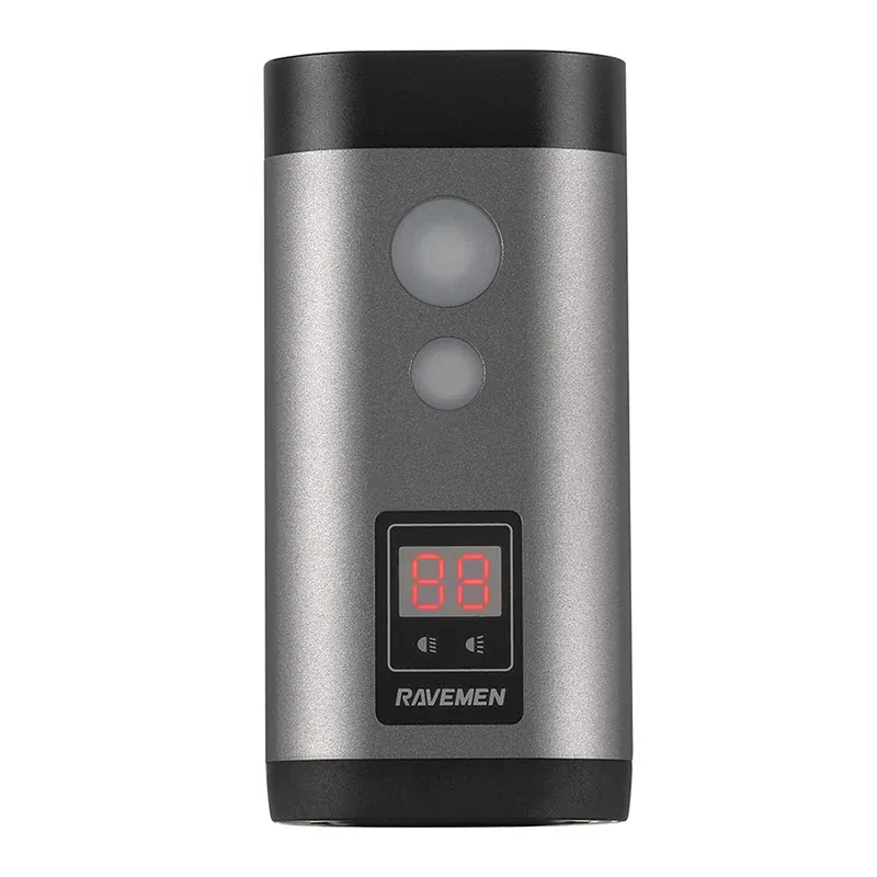 Ravemen PR2000 DuaLens USB 2000 Lumen Front Light - Grey/Black-2
