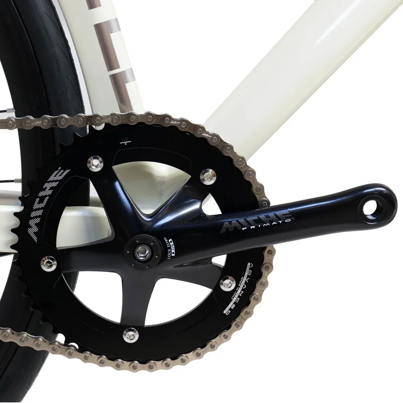 Cinelli Vigorelli Special 2025 Single Speed Track Bike - White-6