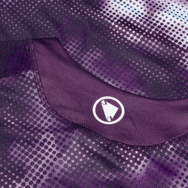 Endura Pixel Cloud LTD Men's Long Sleeve Jersey - Thistle-4