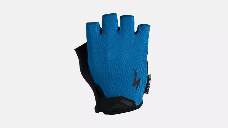 Specialized Body Geometry Sport Gel Short Finger Gloves - Sapphire