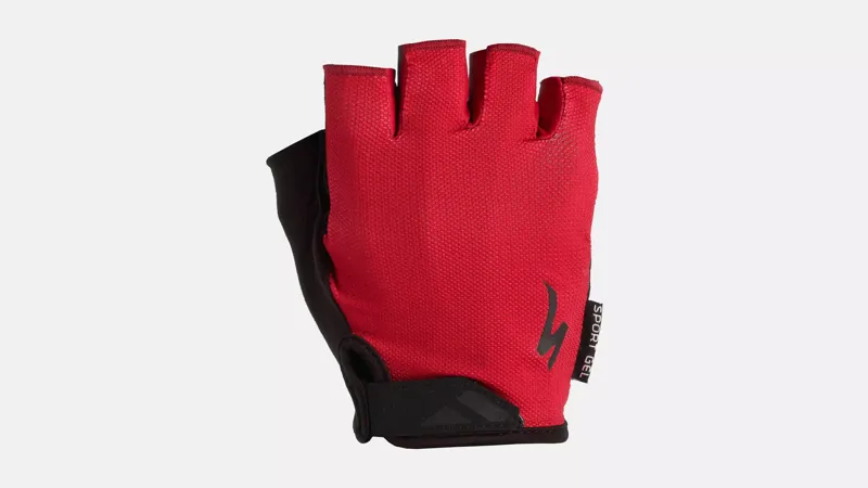 Specialized Body Geometry Sport Gel Short Finger Gloves - Vivid Red