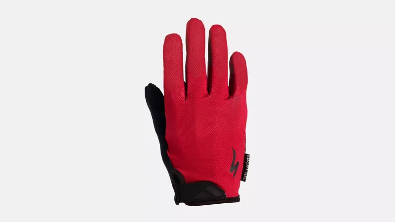 Specialized Body Geometry Sport Gel Womens Long Finger Glove - Vivid Red