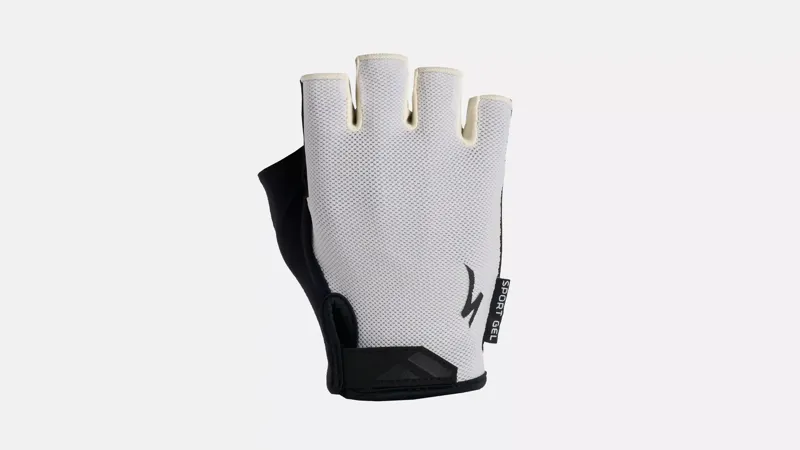 Specialized Body Geometry Sport Womens Short Finger Gloves - Birch White