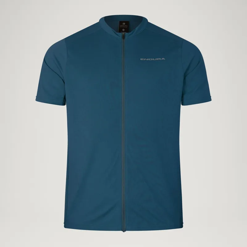 Endura Loop Men's Zipped Short Sleeve Jersey - Barra Blue