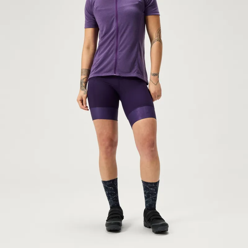 Endura Loop Waist Women's Lycra Shorts - Bramble