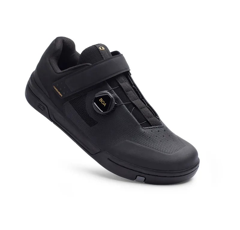 Crank Brothers Stamp Boa MTB Flat Shoe - Black/Gold