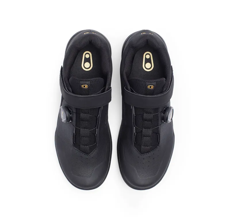 Crank Brothers Stamp Boa MTB Flat Shoe - Black/Gold-7