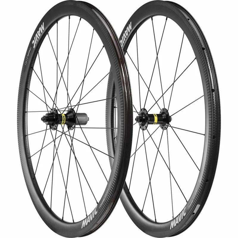 Mavic Cosmic S 40 Rim Brake Carbon Road Wheelset - Pair-1