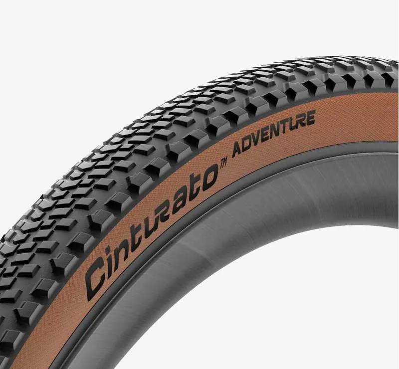 Pirelli Cinturato Adventure Tubeless Ready 700c Gravel Tyre -Black/Tan