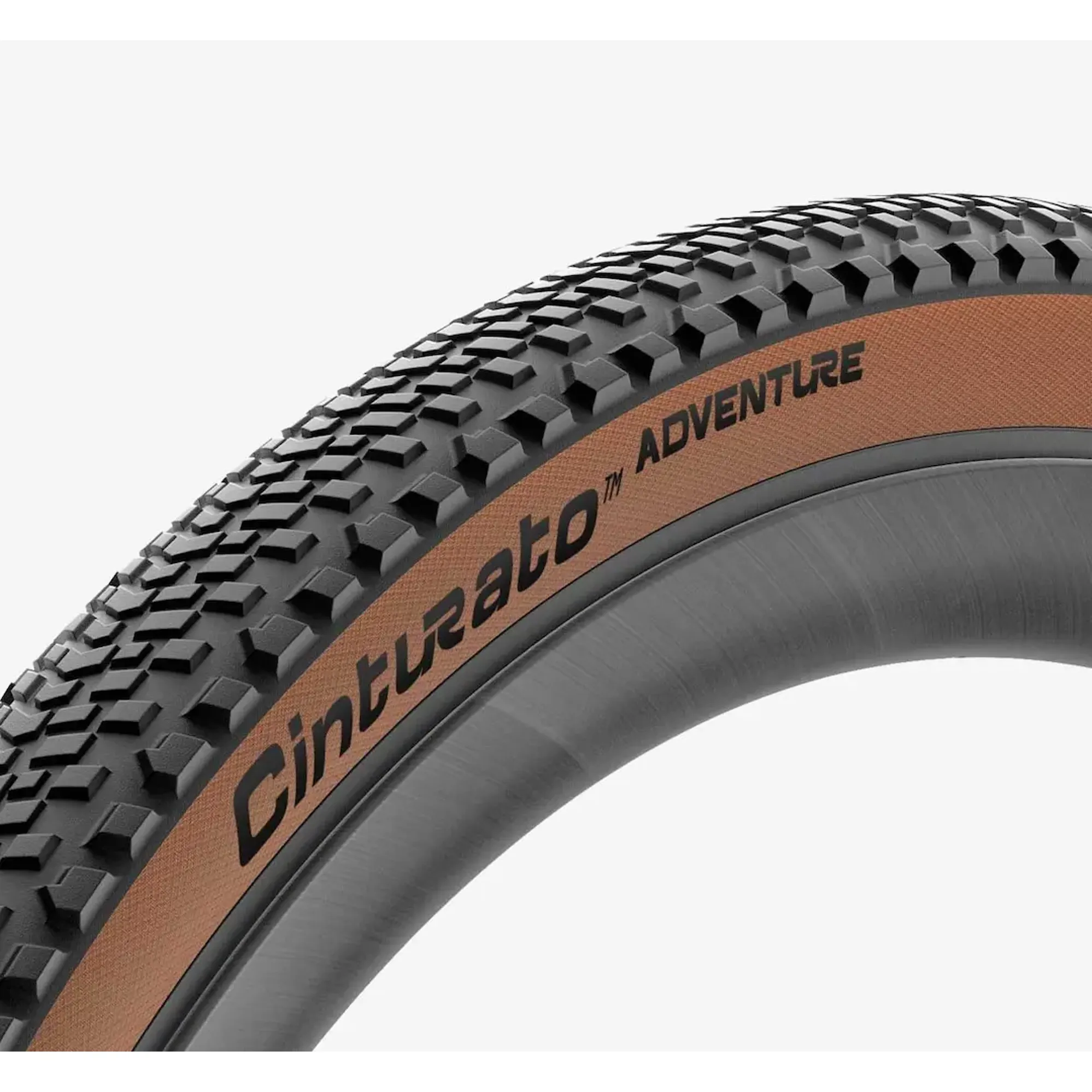 Pirelli Cinturato Adventure Tubeless Ready 700c Gravel Tyre Black Tan