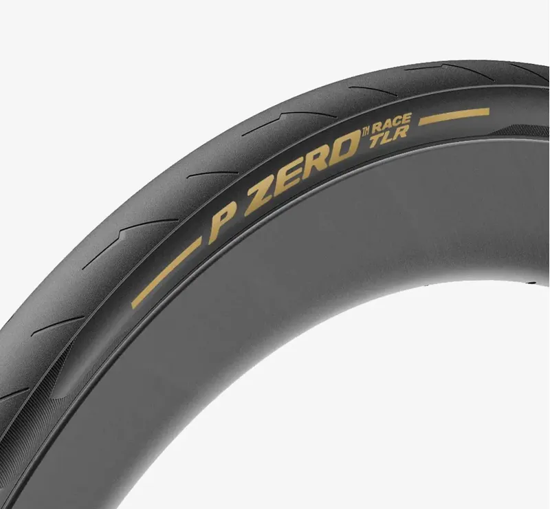 Pirelli P Zero Race TLR 700c Road Tyre - Black/Gold