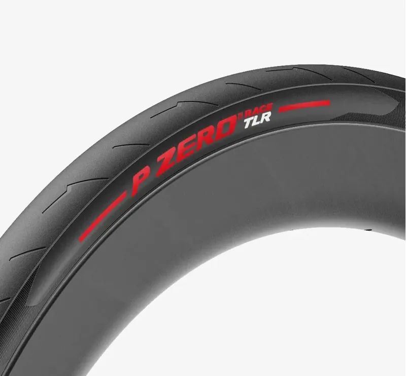 Pirelli P Zero Race TLR 700c Road Tyre - Black/Red