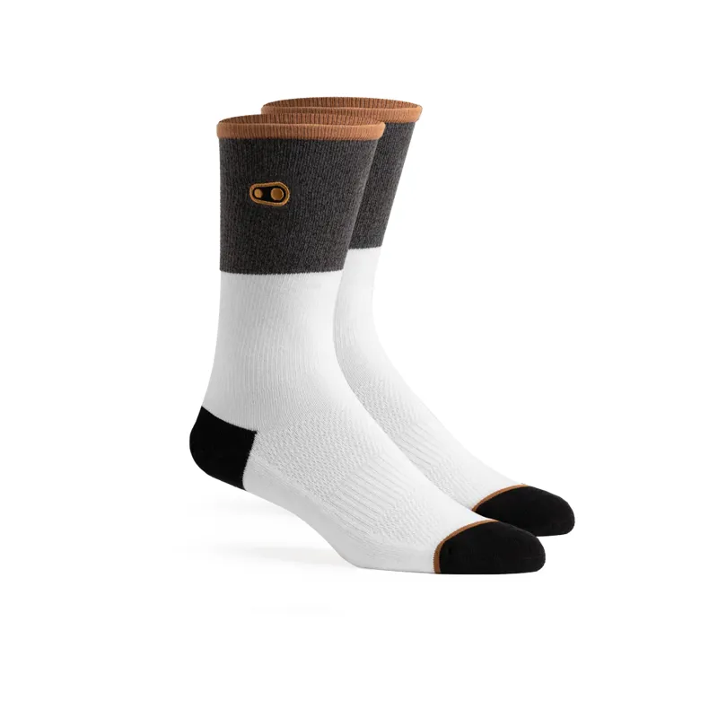 Crank Brothers Icon Casual Socks - White
