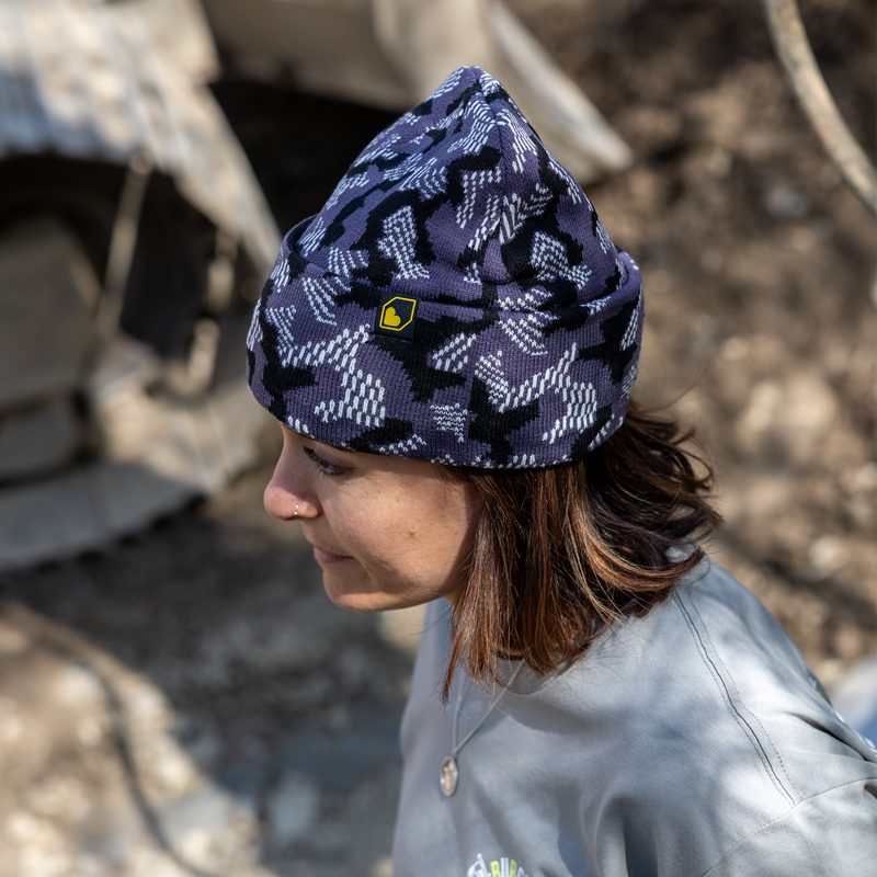 Burgtec Snazzy Beanie - Shadow-5