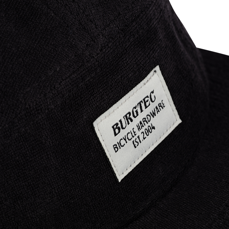 Burgtec Arcade Five Panel Cap - Black-3