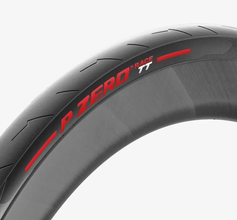 Pirelli P Zero Race TT Folding 700c Road Bike Tyre - Black/Red