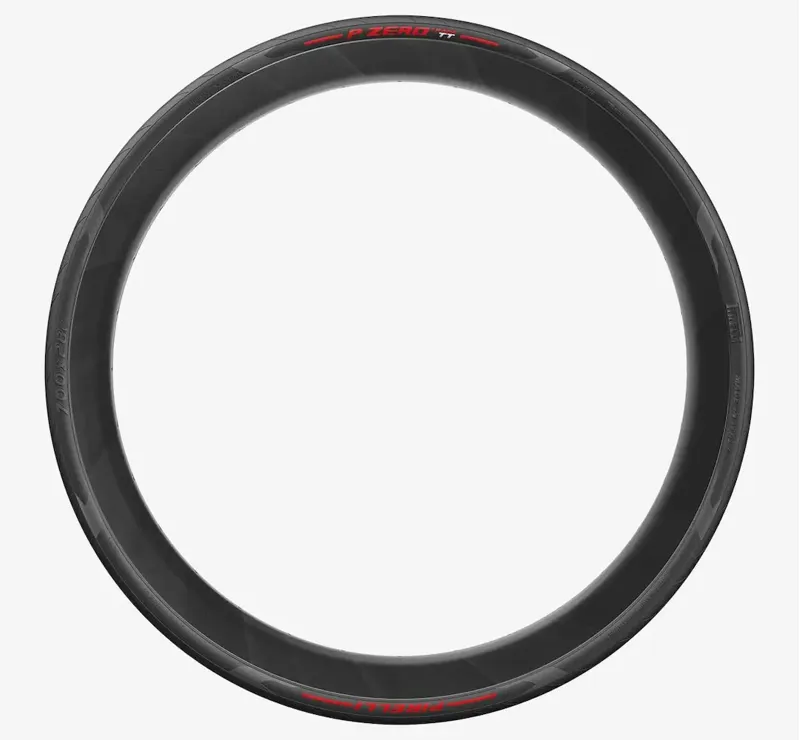 Pirelli P Zero Race TT Folding 700c Road Bike Tyre - Black/Red-1