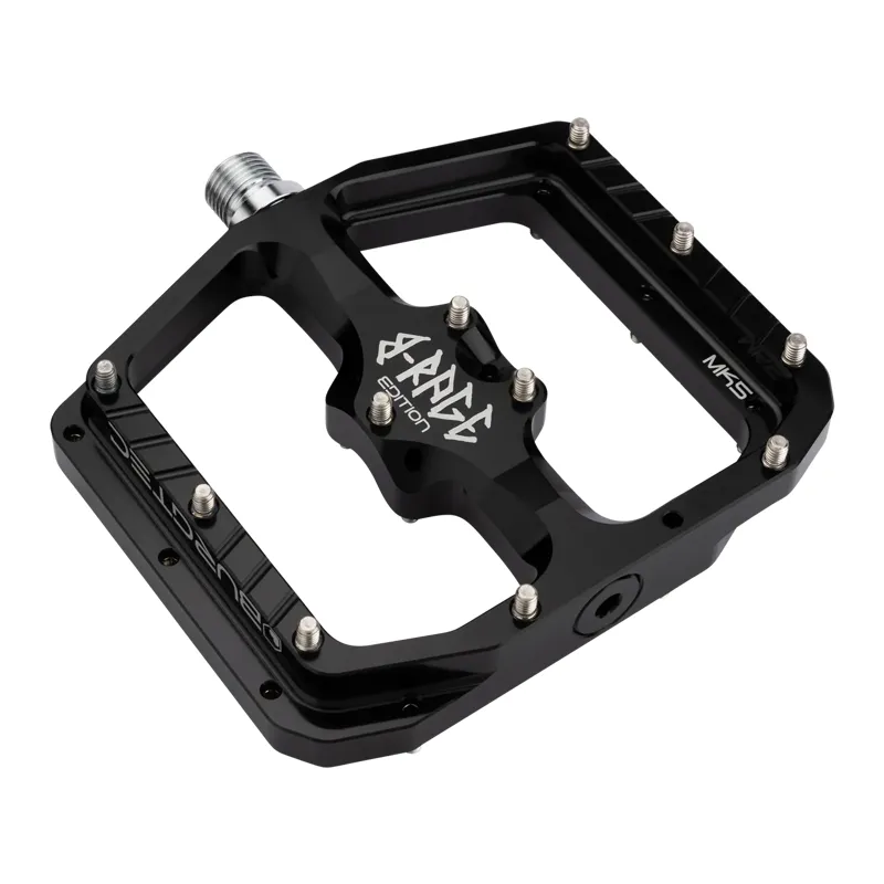 Burgtec Penthouse MK5 B-Rage Edition Flat MTB Pedals - Burgtec Black-1