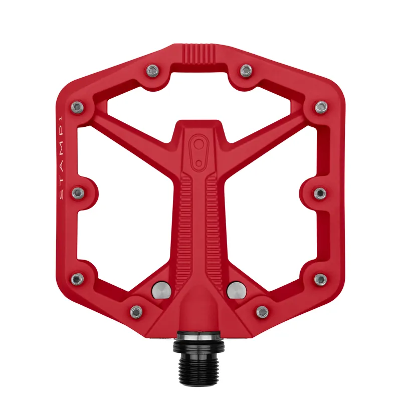 Crank Brothers Stamp 1 Gen 2 MTB Flat Pedals - Red