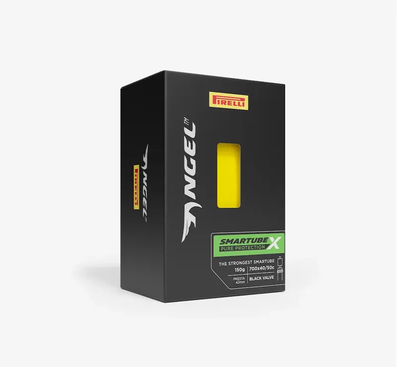Pirelli Angel SmarTUBE X 700c Gravel Schrader Innertube - Yellow