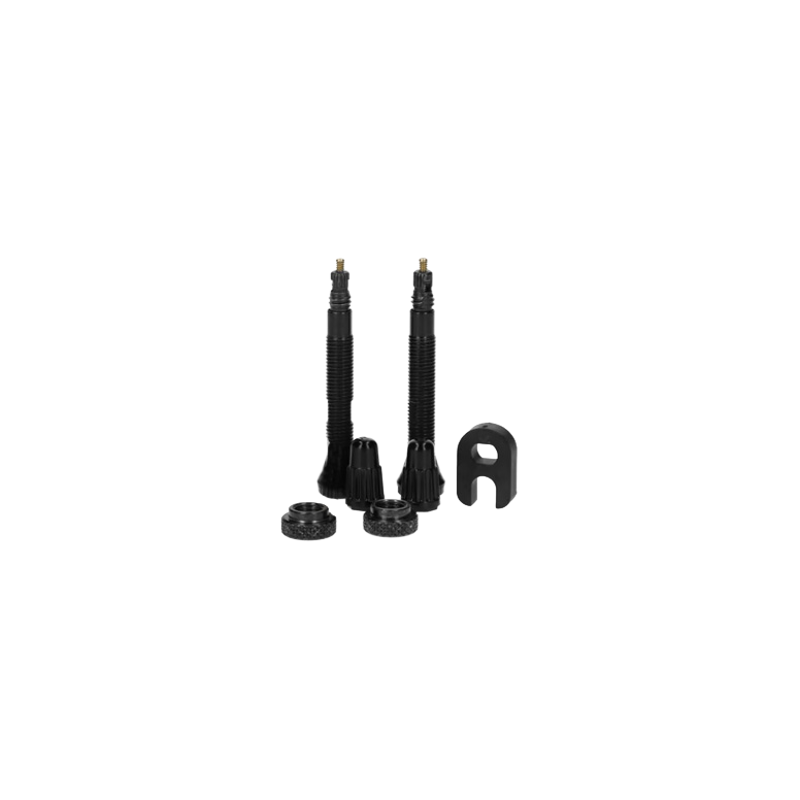Pirelli Tubeless Valve Kit - Black - 80mm-1