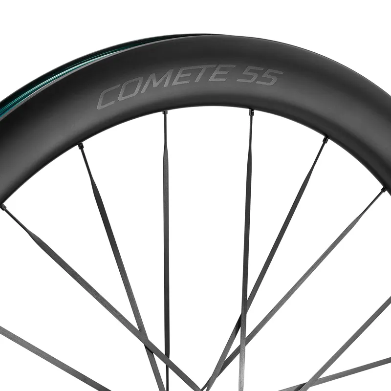 Mavic Comete 55 Ceramic Centre Lock Disc Front Road Wheel - Black-2