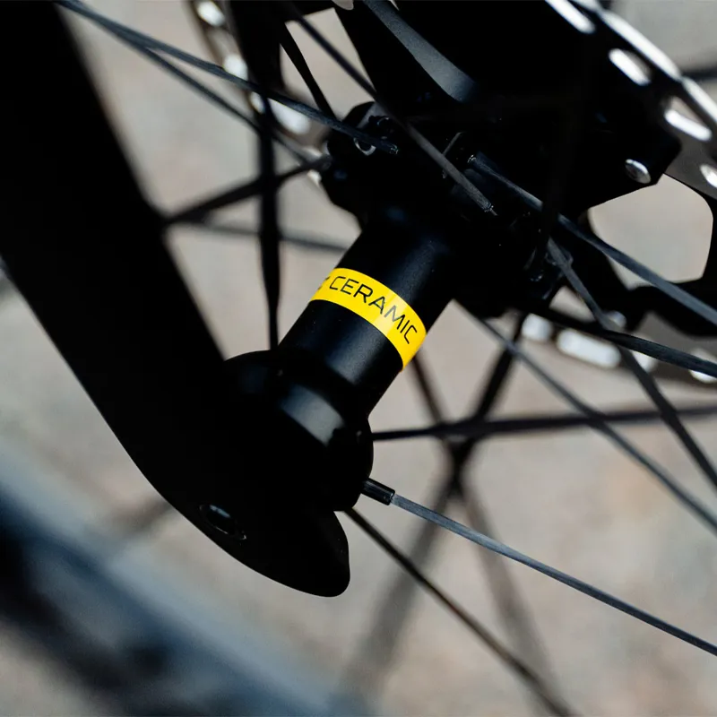 Mavic Comete 55 Ceramic Centre Lock Disc Front Road Wheel - Black-6