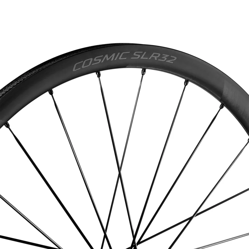 Mavic Cosmic SLR 32 Ceramic Centre Lock Disc Front Road Wheel - Black-1