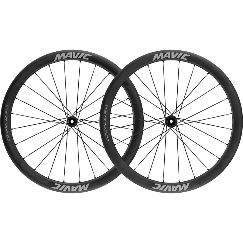 Mavic Cosmic SLR 45 Ceramic Centre Lock Disc Road Wheelset - Black